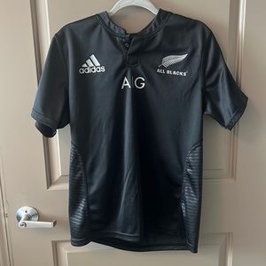 All Blacks New Zealand adidas rugby jersey